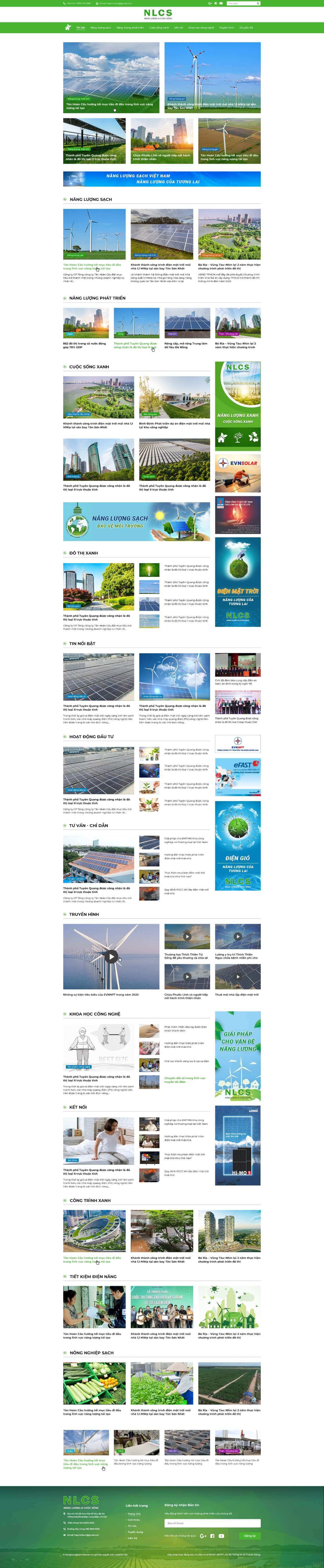 FoxwebsitePro Dự án Năng lượng và cuộc sống